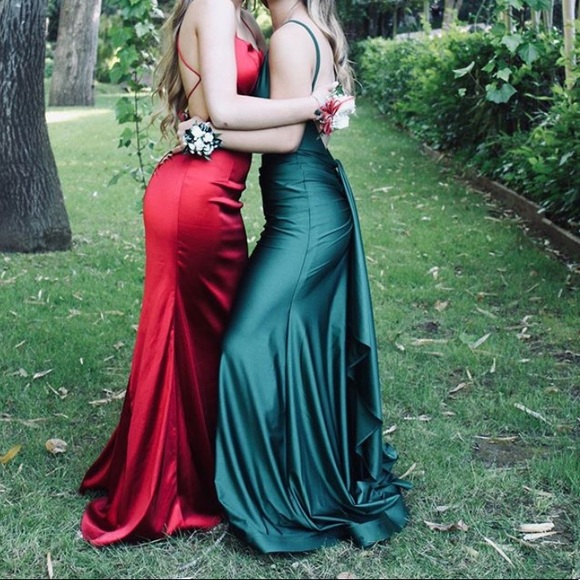 Jessica angel Forest green prom dress - Picture 2 of 5